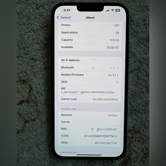 Unlocked iPhone 13 Pro Max 128 GB - Picture 5 of 5